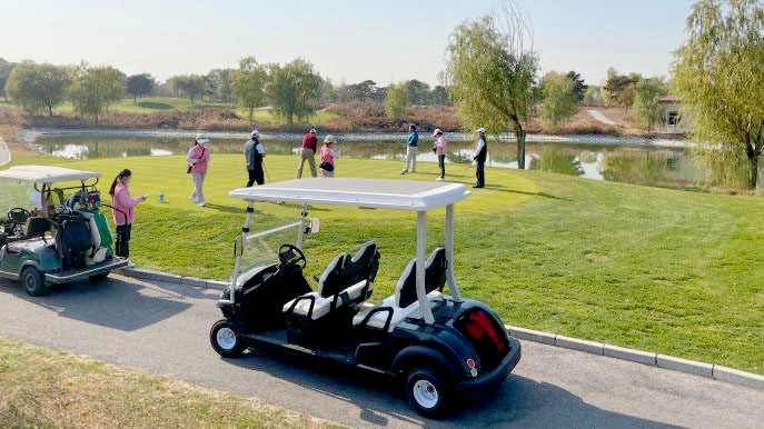 SPG Lory Cart 4 oche Solar Golf Cart7