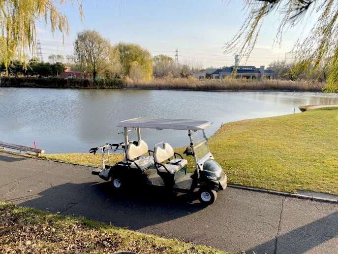 រទេះរុញ SPG Lory Cart 4 កៅអី Solar Golf Cart9
