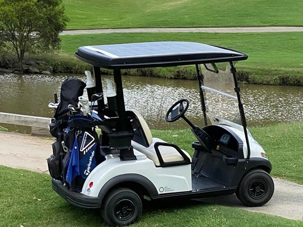 Hello Australia! SPG delivers solar golf carts to Brisbane
